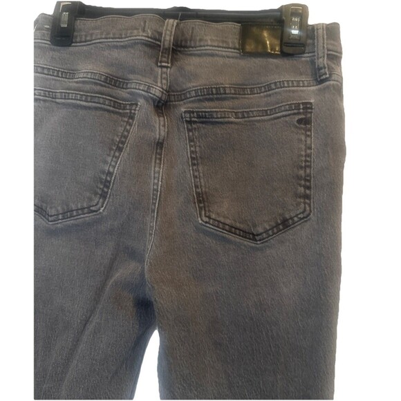 Madewell Women’s Perfect Vintage High Rise Tapered Raw Hem Conser/Gray Jeans-27 - Picture 6 of 11